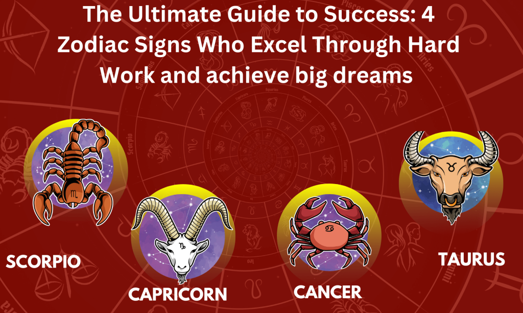 4 Zodiac Signs Who achieve big dreams